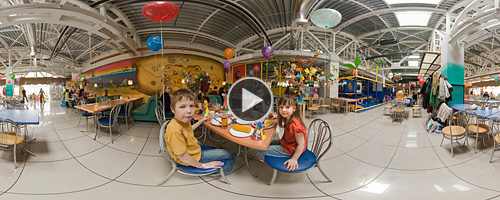 фото сферические панорамы детского клуба Остров на Нижегородской