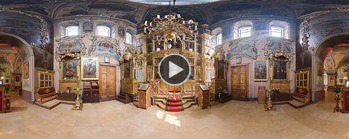 виртуальный тур по церкви Ризоположения на Донской в Москве