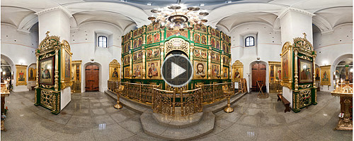 виртуальный тур по храму Живоначальной Троицы в Листах в Москве